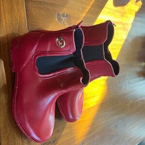 Michael Kors Red Ankle Booties
